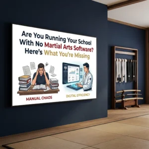 Are You Running Your School With No Martial Arts Software? Here's What You're Missing - Martial Arts Studio Management Guide