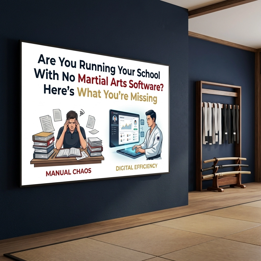 Are You Running Your School With No Martial Arts Software? Here's What You're Missing - Martial Arts Studio Management Tips & Insights
