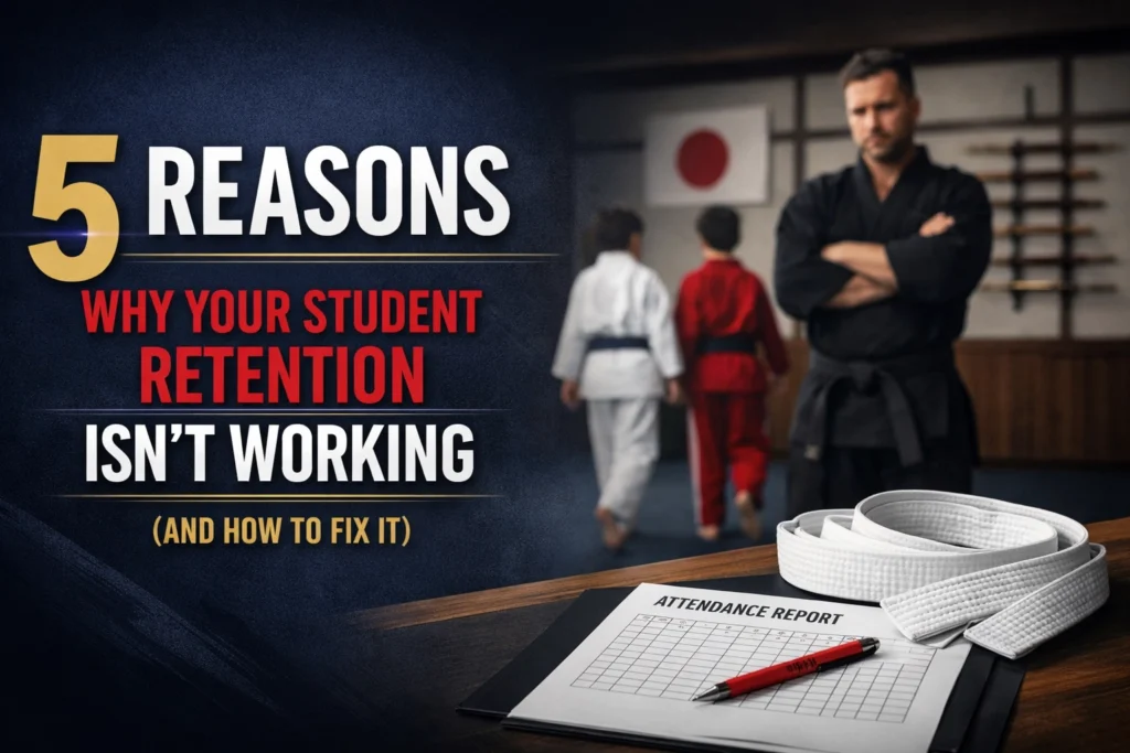 5 Reasons Why Your Student Retention Isn’t Working (And How to Fix It) - Martial Arts Studio Management Tips & Insights