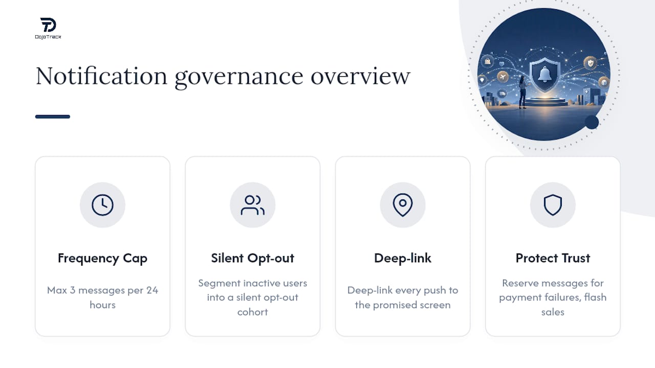 Notification frequency and opt-out controls