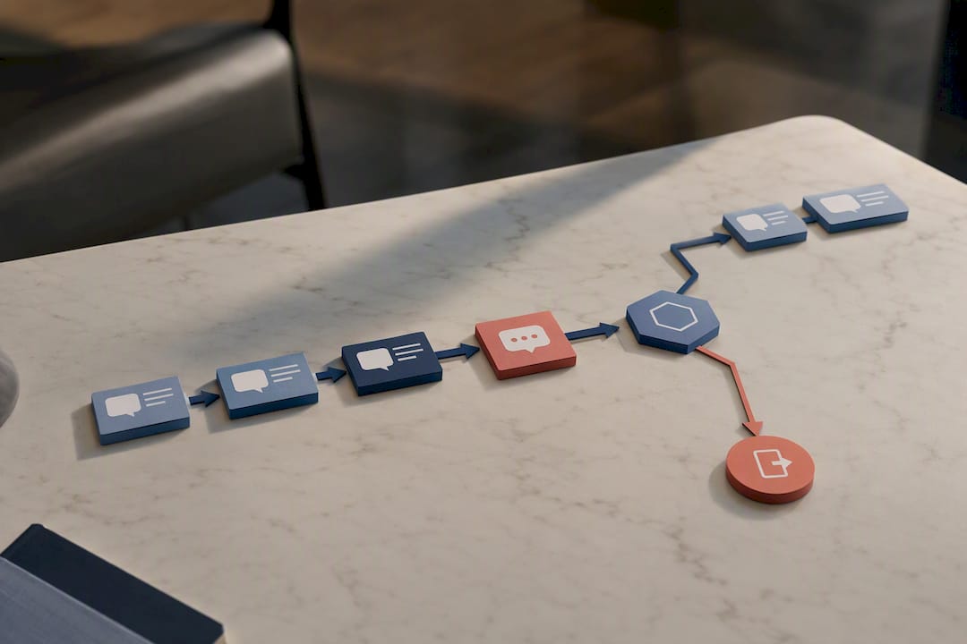 SMS workflow branching to opt-out exit