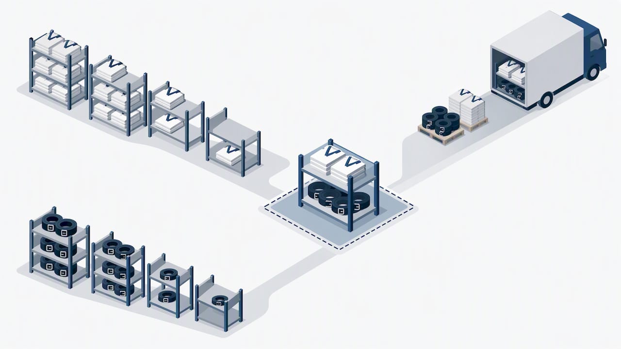 Reserve inventory protecting against stock delays