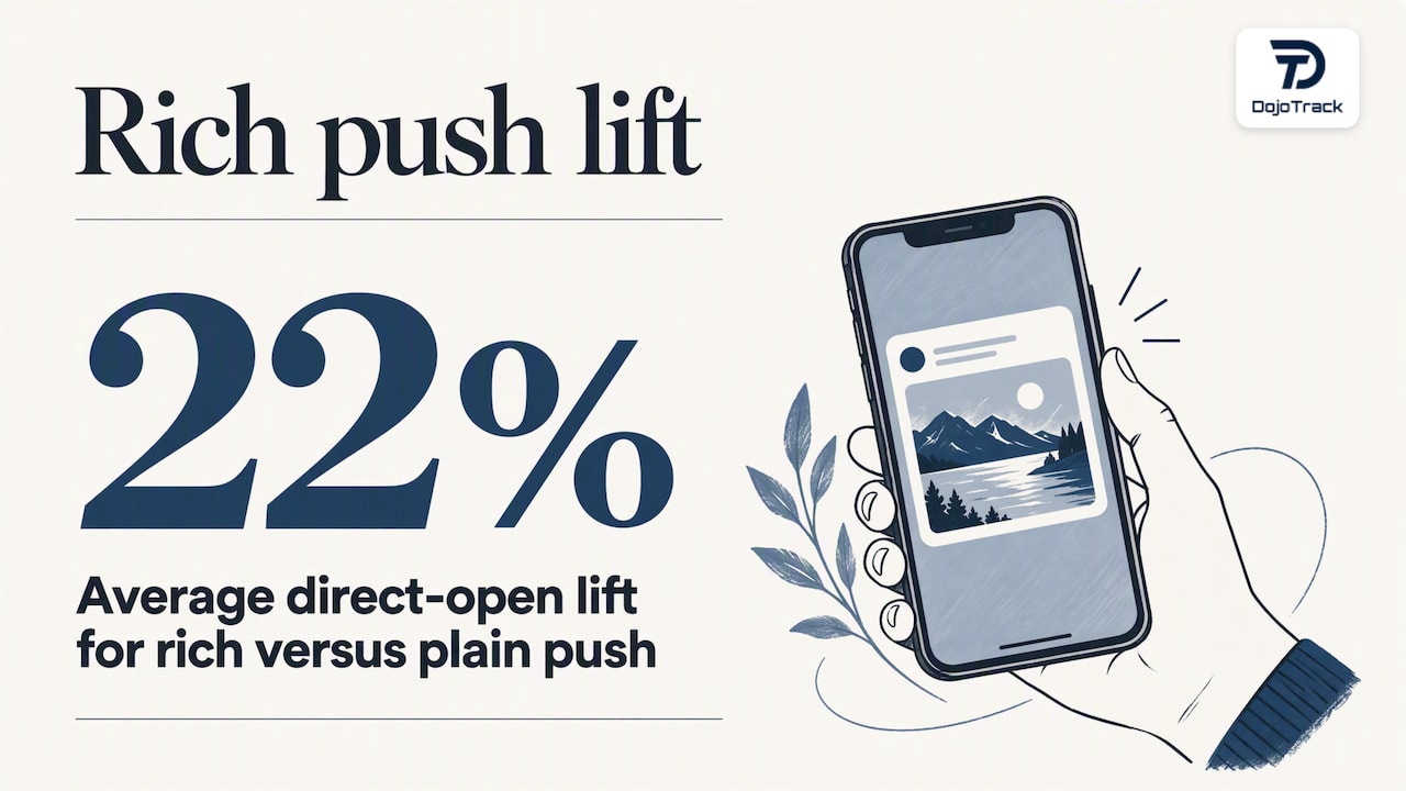 Messaging channels and rich push open-rate lift