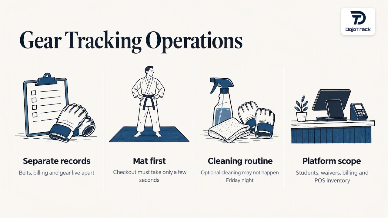 Our perspective: gear tracking belongs next to everything else you run — overview diagram